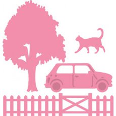 COL1383 Wykrojnik Marianne Design Collectable - Village decoration set 2