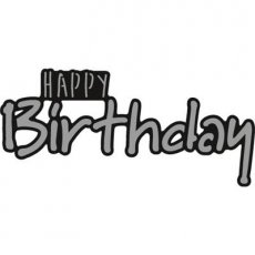 CR1320 Marianne Design Craftable - Happy Birthday