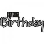 CR1320 Marianne Design Craftable - Happy Birthday