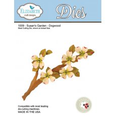 1009 Wykrojniki Elizabeth Craft Designs -  Susan's Garden - Dogwood