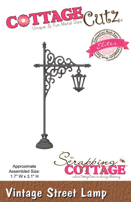 CCE-265 Wykrojnik CottageCutz Vintage Street Lamp (Elites)