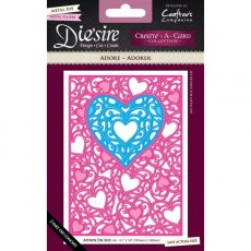 DS-CAD6-ADO Wykrojnik Die'sire -Adore - Serca