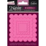 DS-E-SSQU Wykrojnik Die'sire Essentials-Scalloped Squares - Falbankowe kwadraty