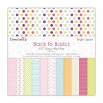 DCDP151 Zestaw papierów 15,2 cm x 15,2 cm Back to Basics Bright Spark 