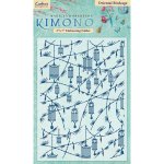 MRK-EF5-BRD Oriental Birdcage Folder do embossingu Kimono Marilyn Robertson