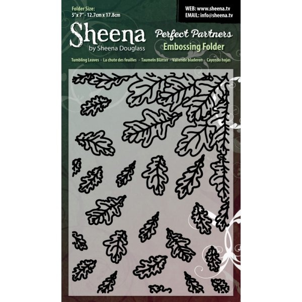 SD-PPEF-TUMB Tumbling Leaves Folder do embossingu - Sheena by Sheena Douglas
