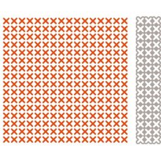 DF3417 Folder do embossingu+ wykrojnik- Cross stiching -haft krzyżykowy