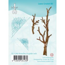 55.1260 Stemple silikonowe Leane Creatief Branches & spider web