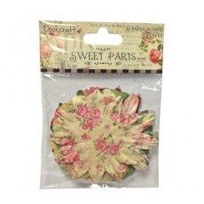 DCBL017 Kwiaty papierowe Dovecraft Sweet Paris Big Paper Blossoms