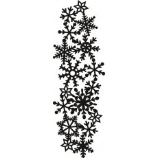 CR1346 Marianne Design Craftables  Border - Śnieżynki