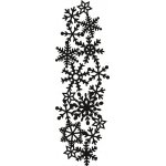 CR1346 Marianne Design Craftables  Border - Śnieżynki