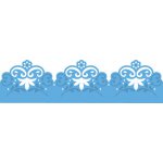 LR0387 wykrojnik Marianne Design Creatables- Border kwiaty