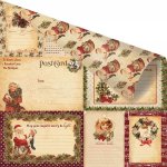 PM990527 Papier dwustronny 30,5x30,5cm- A Victorian Christmas - Le Jour de Noel
