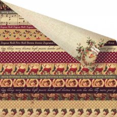 PM990534 Papier dwustronny 30,5x30,5cm-A Victorian Christmas - Un Chant de Noel