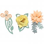 660830 Wykrojnik Sizzix Thinlits Plus Die Set 5PK - Love Birds 3-D Floral