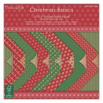 DCPAP007X15 Zestaw papierów 30,5 x30,5 cm Dovecraft  Christmas Basics 