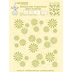 35.1697 Foldery do embossingu Leane Creatief Background kwiaty