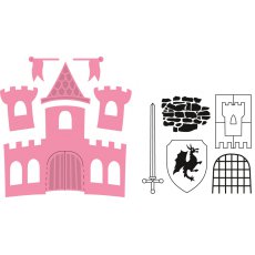 COL1404 Wykrojnik Marianne Design Collectable -Zamek