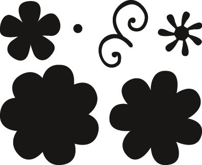 CR1356 Wykrojniki Craftable ?zestaw kwiatków : Fancy