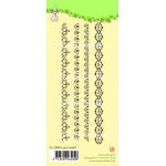 55.2090  Stempel silikonowy Leane Creatief- koronki 4 sztuki