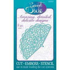 SDD057 Wykrojniki Sweet Dixie -Fan-wachlarz