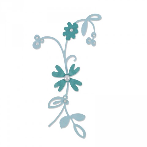 661045 Wykrojnik Sizzix Thinlits Die-Enchanting Blossom - kwiatek