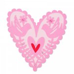 661164 Wykrojnik Sizzix Thinlits Die- From my Heart - serce