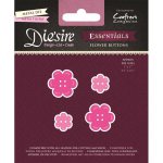 DS-E-FLB Wykrojnik Die'sire Essentials-Flower Buttons - guziki