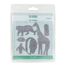 FEDIE041 Zestaw wykrojników -Zoo
