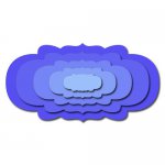 CAS017 Wykrojnik- Nesting Doll Oval #2 (Set of 5)