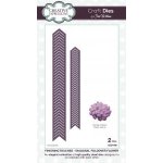 CED1436 Wykrojniki Finishing Touches Collection Diagonal Foldover Flower