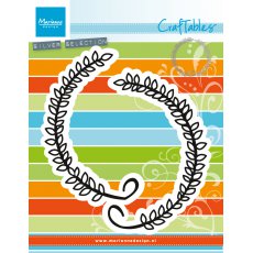 CR1371 Wykrojniki Craftables- Laur z serduszkami