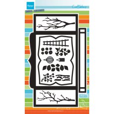 CR1374 Wykrojniki Craftables- kartka box - pudełko