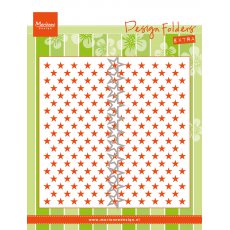 DF3427 Folder do embossingu+ wykrojnik- małe gwiazdki