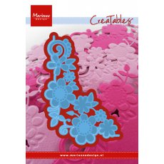 LR0428 Wykrojnik Marianne Design - kwiatowy narożnik