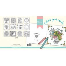 PK9136 Zestaw kartek do kolorowania- Kwiaty