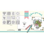 PK9136 Zestaw kartek do kolorowania- Kwiaty