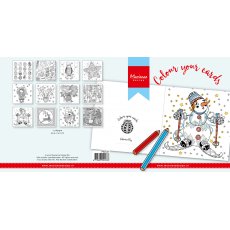 PK9137 Zestaw kartek do kolorowania- Zima