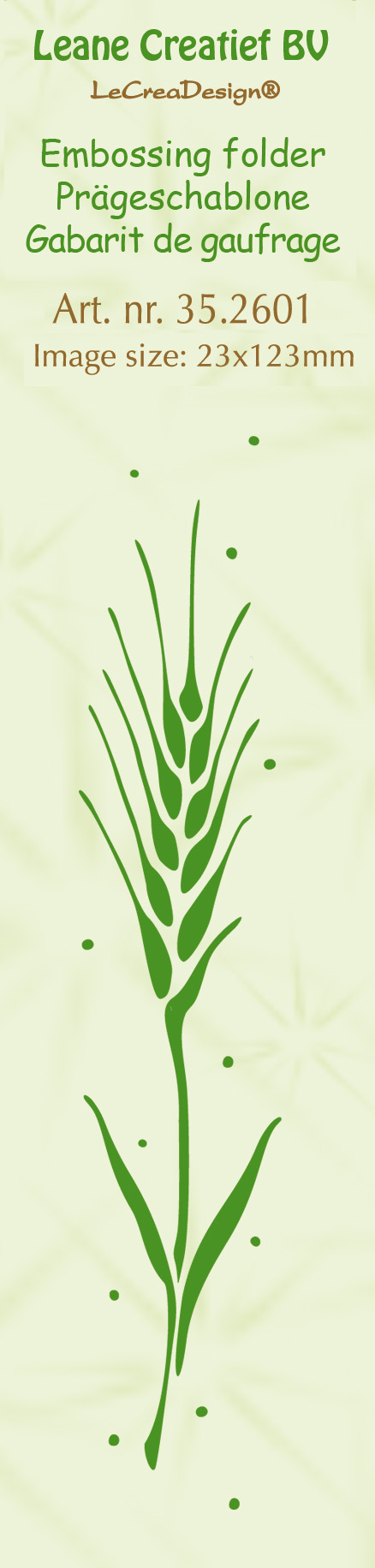 35.2601 Folder do embossingu Leane Creatief Border -kłos