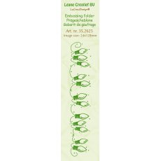 35.2625 Folder do embossingu Leane Creatief Border -świąteczne lampki