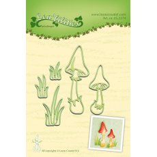 45.2274 Wykrojniki Leane Creatief -  grzyby