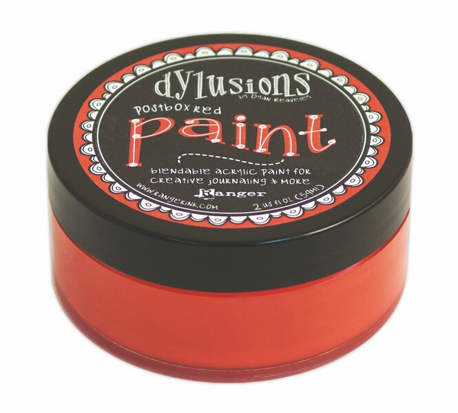 DYP46028 Farba akrylowa Dylusions Paint -Postbox Red