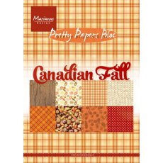 PK9138 Zestaw papierów A5 - Marianne Design - Canadian Fall