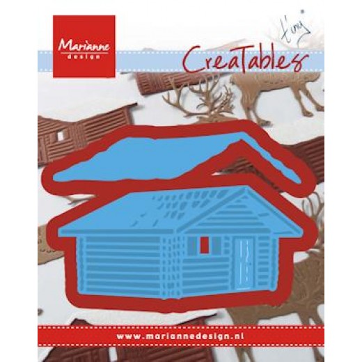 LR0441 Wykrojnik Marianne Design - Tiny's Log Cabin