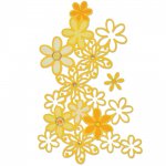 661295 Sizzix Thinlits Die Set 2PK - Drifting Daisy