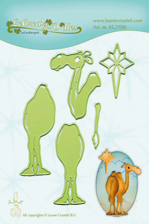 45.2700 Wykrojniki Leane Creatief - wielbłąd