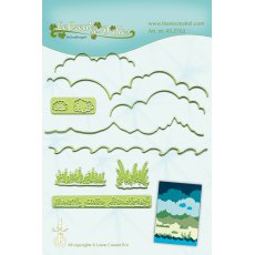 45.2762 Wykrojniki Leane Creatief - tło krajobraz