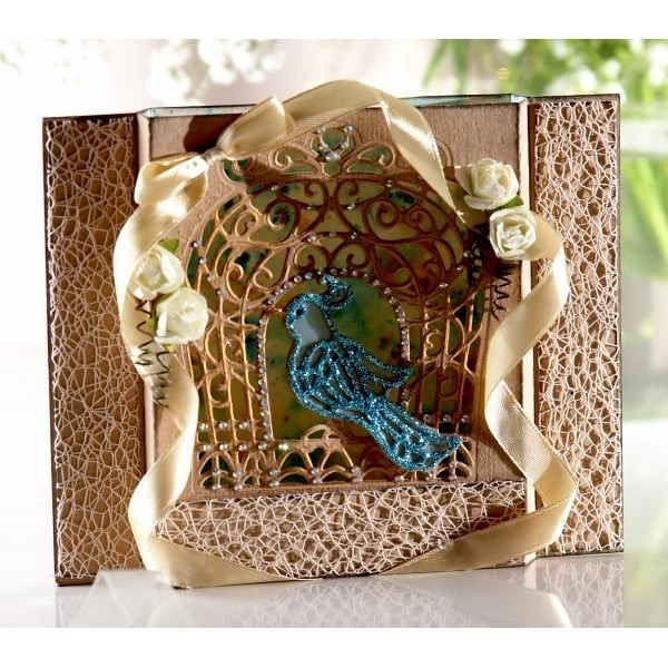 DS-CAD-BIR Wykrojnik Die'sire Create-A-Card- Birdcage