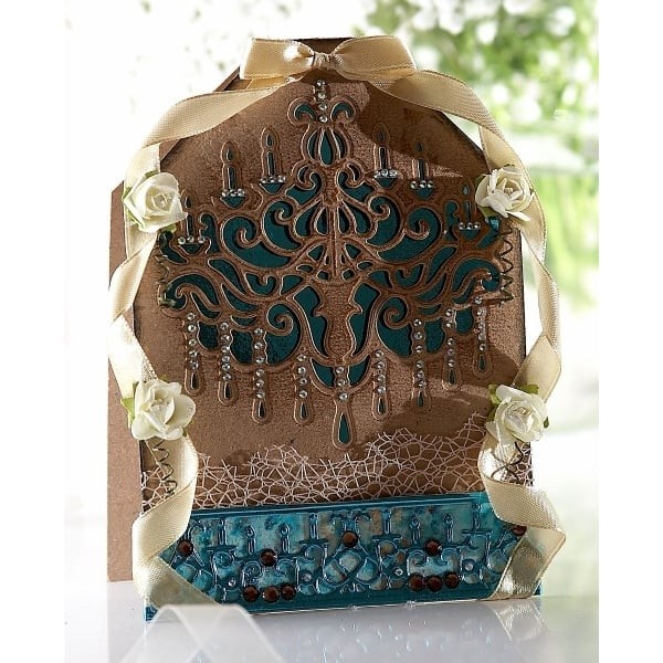 DS-CAD-CH Wykrojnik Die'sire Create-A-Card- Grand Chandelier