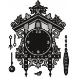CR1388 Wykrojniki Craftables- zegar kukułka